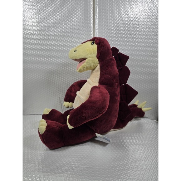 Build-a-Bear 17in Stegasaurus Dinosaur Maroon Retired - Picture 4 of 11
